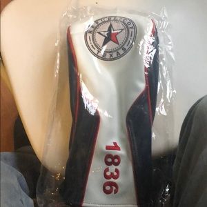 Texas golf driver head cover